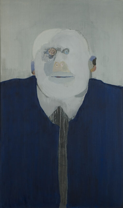 Ö79 "Der Herr in blau" 1967 150x90cm Öl auf Leinwand Ö79 "Man in blue" 1967 150x90cm oil on canvas